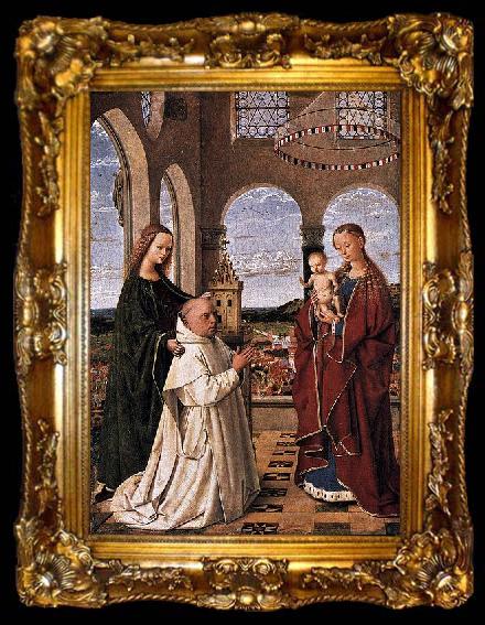 framed  Petrus Christus Madonna and Child, ta009-2